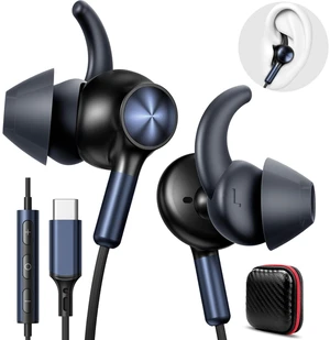 USB C Headphone Wired Running Earbuds, Mic & Volume Control/Wingtips HiFi Stereo, Bass, Noise Isolating in-Ear Earphones for iPhone 18 Pro 17 16 15/iPad/Galaxy S26 S25 S24/Android Outdoor/Indoor USB C Headphone Wired Running Earbuds, Mic & Volume Control/Wingtips HiFi Stereo, Bass, Noise Isolating in-Ear Earphones for iPhone 18 Pro 17 16 15/iPad/Galaxy S26 S25 S24/Android Outdoor/Indoor
