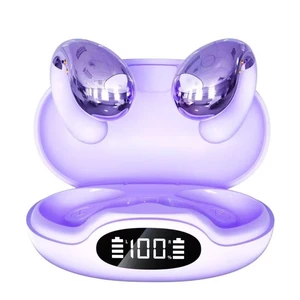 Clip On Earbuds Bluetooth 5.4 Headphones Wireless Earbuds Open Ear Headphones Long Playtime Ear Buds Digital Display Charging Case Noise Canceling Waterproof Sports Earphones Clip On Earbuds Bluetooth 5.4 Headphones Wireless Earbuds Open Ear Headphones Long Playtime Ear Buds Digital Display Charging Case Noise Canceling Waterproof Sports Earphones