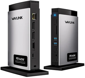 Laptop Docking Station 3 Monitors, 11-in-1 USB C Docking Station with 125W PD3.1 Pass-Through & Power Adapter, HDMI + 2* DP, Max Resolution: Single 8K or Triple 4K, for MacBook M1M4 & Windows Laptop Docking Station 3 Monitors, 11-in-1 USB C Docking Station with 125W PD3.1 Pass-Through & Power Adapter, HDMI + 2* DP, Max Resolution: Single 8K or Triple 4K, for MacBook M1M4 & Windows