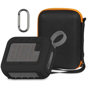Protective Case for JBL Go 4 Portable Bluetooth Speaker Accessories Hard Carrier and Silicone Cover for Go 4 Speaker, Shockproof Anti-Scratch Cases with Carabiner (BlackCases) Protective Case for JBL Go 4 Portable Bluetooth Speaker Accessories Hard Carrier and Silicone Cover for Go 4 Speaker, Shockproof Anti-Scratch Cases with Carabiner (BlackCases)