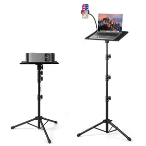 Adjustable Projector Tripod Stand 28"-51", Heavy Duty Floor Laptop Stand with Detachable Tray, Multi-Purpose DJ Equipment Mount for Home Office Stage Adjustable Projector Tripod Stand 28"-51", Heavy Duty Floor Laptop Stand with Detachable Tray, Multi-Purpose DJ Equipment Mount for Home Office Stage
