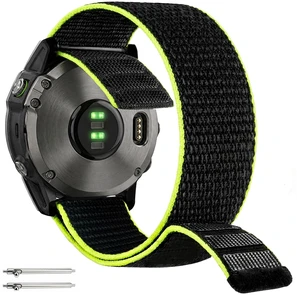 22mm Quick Release Sport Hook&Loop Nylon Watchbands Compatible with Garmin Vivoactive 4/Forerunner 265 255 745, Breathable Adjustable Replacement Band for Running, Gym & Outdoor 22mm Quick Release Sport Hook&Loop Nylon Watchbands Compatible with Garmin Vivoactive 4/Forerunner 265 255 745, Breathable Adjustable Replacement Band for Running, Gym & Outdoor