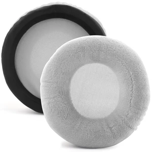 Velour Ear Pads 100 mm Universal Replacement Ear Pads Cushions Suitable Many Large Headphones Round Memory Foam Earpads Compatible with Beyerdynamic, Sennheiser, AKG, ATH, Sony & More (Gray) Velour Ear Pads 100 mm Universal Replacement Ear Pads Cushions Suitable Many Large Headphones Round Memory Foam Earpads Compatible with Beyerdynamic, Sennheiser, AKG, ATH, Sony & More (Gray)