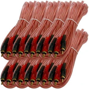 12ft Interconnect RCA Audio Cables (Bulk 10 Pack) - BRC12 (12 Ft) 12ft Interconnect RCA Audio Cables (Bulk 10 Pack) - BRC12 (12 Ft)