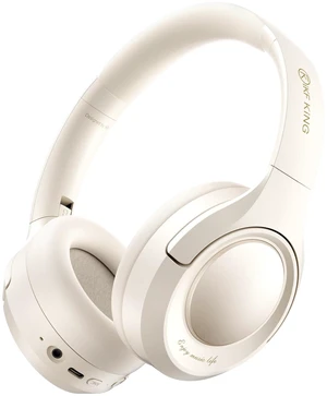 iKF King Bluetooth Over-Ear Headphones, Active Noise Cancellation, Hi-Res | 100H Wireless Playtime, ENC Clear Calls, HiRes Wired Headset, Transparency Mode, Daily, Office, Travel, Offwhite iKF King Bluetooth Over-Ear Headphones, Active Noise Cancellation, Hi-Res | 100H Wireless Playtime, ENC Clear Calls, HiRes Wired Headset, Transparency Mode, Daily, Office, Travel, Offwhite