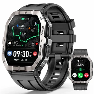 Built-in GPS Military Smart Watch for Men,2.02"Outdoor Rugged Fitness Watch 100+ Sport Modes/Bluetooth Call/Heart Rate Sleep SpO2 Monitor/Fitness watch Compatible for Android and iPhone Built-in GPS Military Smart Watch for Men,2.02"Outdoor Rugged Fitness Watch 100+ Sport Modes/Bluetooth Call/Heart Rate Sleep SpO2 Monitor/Fitness watch Compatible for Android and iPhone