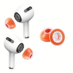 Memory Foam Ear Tips for AirPods Pro 1st & 2nd Gen - Upgraded Liquid Silicone Rubber, Superior Noise Isolation, Secure Fit & Ultimate Comfort, Fits Charging Case, 1 Pair (Orange Medium) Memory Foam Ear Tips for AirPods Pro 1st & 2nd Gen - Upgraded Liquid Silicone Rubber, Superior Noise Isolation, Secure Fit & Ultimate Comfort, Fits Charging Case, 1 Pair (Orange Medium)