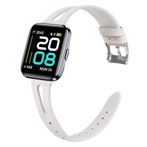 Slim Vintage Leather Strap Replacement for Quican ID208 Plus 1.8 Inches Smart Watch Slim Vintage Leather Strap Replacement for Quican ID208 Plus 1.8 Inches Smart Watch