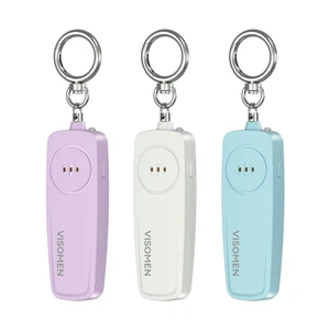 130dB Personal Safety Alarm - Portable Self Defense Keychain, 3-Pack Loud Siren with Flashing LED, Replaceable AAA Battery, Emergency Alarm for Women, Girls, Kids, Seniors 130dB Personal Safety Alarm - Portable Self Defense Keychain, 3-Pack Loud Siren with Flashing LED, Replaceable AAA Battery, Emergency Alarm for Women, Girls, Kids, Seniors