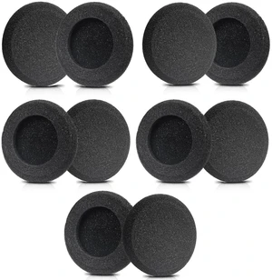 Ear Cushions for Plantronics Headset Ear Pad Replacement Headphones Earpads Designed for Plantronics Blackwire C320 3210 3220 3320 HW251N HW261N HW510 Jabra Biz 1500 GN2000 PRO 920 930 9450 (10 Pack)