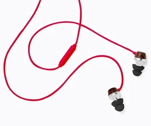 ALN Premium Genuine Wood in-Ear Noise-isolating Headphones, Earbuds, Earphones with Mic (Red) ALN Premium Genuine Wood in-Ear Noise-isolating Headphones, Earbuds, Earphones with Mic (Red)