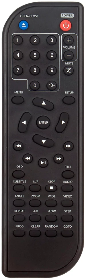 Replace Remote Controller Compatible with Craig Portable CD DVD Video Player CVD401A CVD512A Replace Remote Controller Compatible with Craig Portable CD DVD Video Player CVD401A CVD512A