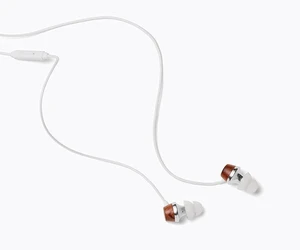 ALN Premium Genuine Wood in-Ear Noise-isolating Headphones, Earbuds, Earphones with Mic (White) ALN Premium Genuine Wood in-Ear Noise-isolating Headphones, Earbuds, Earphones with Mic (White)