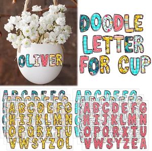 6 Pcs UV Dtf Cup Wrap Stickers DIY Letter for Tumbler, Flora Alphabet Number Set with Custom Names, Waterproof Vinyl on Plastic Tumblers Bottles Laptops, Easy to Peel and Stick 6 Pcs UV Dtf Cup Wrap Stickers DIY Letter for Tumbler, Flora Alphabet Number Set with Custom Names, Waterproof Vinyl on Plastic Tumblers Bottles Laptops, Easy to Peel and Stick