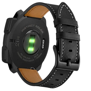 for Garmin Instinct 1/2/3 45mm Watch Bands, Leather Replacement Bracelet Strap Wristband Women Men for Garmin Instinct Solar/Tactical/Esports/Tide/Surf for Garmin Instinct 1/2/3 45mm Watch Bands, Leather Replacement Bracelet Strap Wristband Women Men for Garmin Instinct Solar/Tactical/Esports/Tide/Surf
