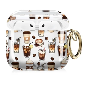 Compatible with AirPods 4th Generation Case 2024, Shockproof Cover with Golden Buckle for Women & Girls, Protective Anti-Drop Design(Coffee Cup) Compatible with AirPods 4th Generation Case 2024, Shockproof Cover with Golden Buckle for Women & Girls, Protective Anti-Drop Design(Coffee Cup)