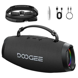 Wild Boom Portable Bluetooth Speaker with RGB Lights, Black Loud Outdoor Wireless Speaker with Handle, 100W Peak Power Stereo Sound, 20H Playtime, Power Bank for Party/Camping/Hiking Wild Boom Portable Bluetooth Speaker with RGB Lights, Black Loud Outdoor Wireless Speaker with Handle, 100W Peak Power Stereo Sound, 20H Playtime, Power Bank for Party/Camping/Hiking