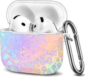 Case Compatible with AirPod 4th Generation 2024,Shockproof Protective Case Cover with Keychain for Women Men,Wireless Accessorie Charging Cases for Airpod 4th - Gradient Leopard Case Compatible with AirPod 4th Generation 2024,Shockproof Protective Case Cover with Keychain for Women Men,Wireless Accessorie Charging Cases for Airpod 4th - Gradient Leopard