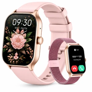 Smart Watch for Women Men (2 Bands), Bluetooth Call 2.01" HD 700mAh Battery Smartwatch,Fitness Tracker with 120+ Sports Modes, Running Watch with Heart Rate Sleep Monitor for iOS Android Smart Watch for Women Men (2 Bands), Bluetooth Call 2.01" HD 700mAh Battery Smartwatch,Fitness Tracker with 120+ Sports Modes, Running Watch with Heart Rate Sleep Monitor for iOS Android