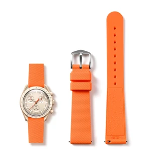 Watch Bands for Moonswatch WatchSilicone Quick Release Watch Strap Compatible with Omega X Swatch Moonswatch Speedmaster 20mm Men Women Watch Band Replacement Watch Bands for Moonswatch WatchSilicone Quick Release Watch Strap Compatible with Omega X Swatch Moonswatch Speedmaster 20mm Men Women Watch Band Replacement