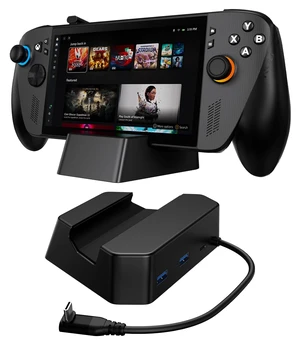 Charging Stand for ROG Xbox Ally X/ROG Xbox Ally, Portable TV Dock Station Replacement with 2 USB-A Port/100W USB-C Port for ROG Xbox Ally X Charging Stand for ROG Xbox Ally X/ROG Xbox Ally, Portable TV Dock Station Replacement with 2 USB-A Port/100W USB-C Port for ROG Xbox Ally X
