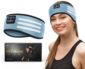 Sleep Headphones Bluetooth Sports Headband with Hi-Res Audio Wireless Headbands Headphone with Soft Modal and Silver Fiber for Running, Workouts Gym Outdoor Activities Sleep Headphones Bluetooth Sports Headband with Hi-Res Audio Wireless Headbands Headphone with Soft Modal and Silver Fiber for Running, Workouts Gym Outdoor Activities