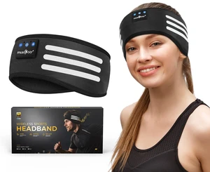 Sleep Headphones Bluetooth Sports Headband with Hi-Res Audio Wireless Headbands Headphone with Soft Modal and Silver Fiber for Running, Workouts Gym Outdoor Activities Sleep Headphones Bluetooth Sports Headband with Hi-Res Audio Wireless Headbands Headphone with Soft Modal and Silver Fiber for Running, Workouts Gym Outdoor Activities