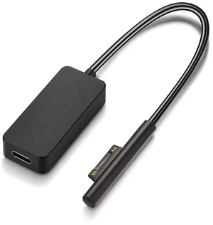 65W Surface Connect to USB-C Charging Cable for Surface Pro 15V4A Female USB-C input, for Microsoft Surface Pro 12/11/10/7/6/5/4/3 Laptop Go Book, requires 65W+ PD charger and Cable 65W Surface Connect to USB-C Charging Cable for Surface Pro 15V4A Female USB-C input, for Microsoft Surface Pro 12/11/10/7/6/5/4/3 Laptop Go Book, requires 65W+ PD charger and Cable