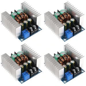 4pcs 20A 300W CC CV Step Down Module Adjustable DC 6-40V to 1.2-36V Voltage Regulator Buck Converter Constant Current Power Module Charging LED Drive with Short Circuit Protection 4pcs 20A 300W CC CV Step Down Module Adjustable DC 6-40V to 1.2-36V Voltage Regulator Buck Converter Constant Current Power Module Charging LED Drive with Short Circuit Protection
