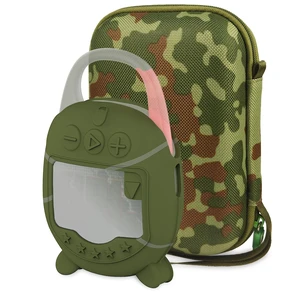 Protective Case for JBL Clip 5 Portable Bluetooth Speaker Hard Carrying Case and Silicone Cover for CLIP 5 Speaker, Stand Up Holder and Carrier (Squad Case) Protective Case for JBL Clip 5 Portable Bluetooth Speaker Hard Carrying Case and Silicone Cover for CLIP 5 Speaker, Stand Up Holder and Carrier (Squad Case)