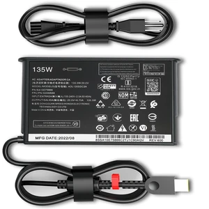 135W USB C Slim Charger fit for Lenovo thinkpad p16s p14s Gen 6 5 4 3 2 Compatible with ADL135YSDC3A T16 Z16 Gen 2 Gen 3 Gen 4 Gen 5 ThinkBook 13x 14 14p 16 Laptop Adapter Power Supply 6.75A 135W USB C Slim Charger fit for Lenovo thinkpad p16s p14s Gen 6 5 4 3 2 Compatible with ADL135YSDC3A T16 Z16 Gen 2 Gen 3 Gen 4 Gen 5 ThinkBook 13x 14 14p 16 Laptop Adapter Power Supply 6.75A