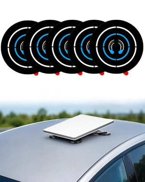 5-Pack Adhesive Magnetic Mount Plates for Starlink Mini & Gen 3 Magnetic Mounts, Magnetic Base Pads for Car Truck SUV Aluminum/Glass Cab Roof, Peel-and-Stick Non-Magnetic Roof Mounting Helper 5-Pack Adhesive Magnetic Mount Plates for Starlink Mini & Gen 3 Magnetic Mounts, Magnetic Base Pads for Car Truck SUV Aluminum/Glass Cab Roof, Peel-and-Stick Non-Magnetic Roof Mounting Helper
