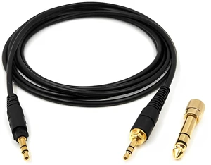 5N High-Purity OFC Cable Compatible with Technics EAH-DJ1200 Headphone & 6.35mm Gold-Plated Adapter Plus 3.5mm Plug, HiFi Sound Quality (6.5ft/200cm) 5N High-Purity OFC Cable Compatible with Technics EAH-DJ1200 Headphone & 6.35mm Gold-Plated Adapter Plus 3.5mm Plug, HiFi Sound Quality (6.5ft/200cm)