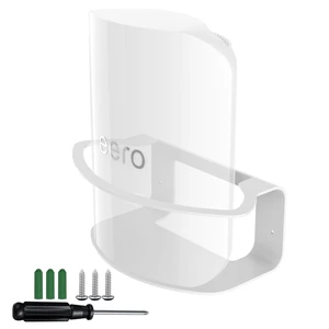 Metal Wall Mount for eero Pro 7, Heavy-Duty Metal Bracket, Secure Cable Management, Includes Screws & Screwdriver, Easy Installation, Compatible with eero 7 Pro Mesh System (1 Pack) Metal Wall Mount for eero Pro 7, Heavy-Duty Metal Bracket, Secure Cable Management, Includes Screws & Screwdriver, Easy Installation, Compatible with eero 7 Pro Mesh System (1 Pack)
