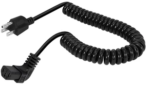 3 Prong Female Coiled Spiral Power Cable,3 Prong AC Power Cord Cable 2.5m/8FT 18AWG Connector Plug Wire,Suitable for TV, Computer, Printer, Radio, Monitor Laptop, etc (Black UP Angle) 3 Prong Female Coiled Spiral Power Cable,3 Prong AC Power Cord Cable 2.5m/8FT 18AWG Connector Plug Wire,Suitable for TV, Computer, Printer, Radio, Monitor Laptop, etc (Black UP Angle)