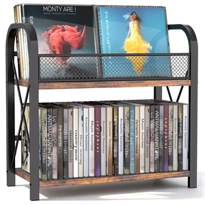 2-Tier Wood CD Storage Holder, Compact Display Shelf CD Organizer 2-Tier Heavy Duty Wood CD Storage Holder, CD Organizer Display Shelf, 52 Jewel Cases for Home Office & Music Enthusiasts 2-Tier Wood CD Storage Holder, Compact Display Shelf CD Organizer 2-Tier Heavy Duty Wood CD Storage Holder, CD Organizer Display Shelf, 52 Jewel Cases for Home Office & Music Enthusiasts