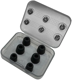CS02 Memory Foam Earbud Tips Soft & Bouncy, Premium Replacement Foam Tips (3 Pairs) + Liquid Silicone Ear Tips (3 Pairs), S/M/L Noise-Isolating Eartips for in-Ear Earphones(6 Pairs) CS02 Memory Foam Earbud Tips Soft & Bouncy, Premium Replacement Foam Tips (3 Pairs) + Liquid Silicone Ear Tips (3 Pairs), S/M/L Noise-Isolating Eartips for in-Ear Earphones(6 Pairs)