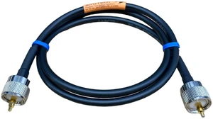 Low Loss 240 Flex Coax Cable 50 Ohm PL-259 UHF Male Made in USA Flexible, UV-Resistant RG-8X-Type for Ham, CB & Marine Radio (3 Ft) Low Loss 240 Flex Coax Cable 50 Ohm PL-259 UHF Male Made in USA Flexible, UV-Resistant RG-8X-Type for Ham, CB & Marine Radio (3 Ft)