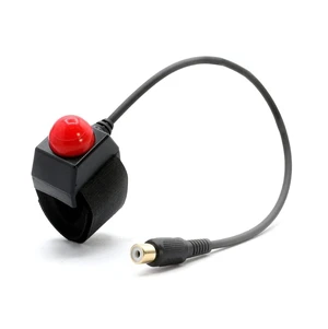 Motorcycle Hook-and-Loop Mount Push-to-Talk with RCA Replacement PTT for Moto MAX & Super Sport Kits with RCA Connector, Low-Profile Button, 12-Inch Cable & Handlebar Mount Motorcycle Hook-and-Loop Mount Push-to-Talk with RCA Replacement PTT for Moto MAX & Super Sport Kits with RCA Connector, Low-Profile Button, 12-Inch Cable & Handlebar Mount