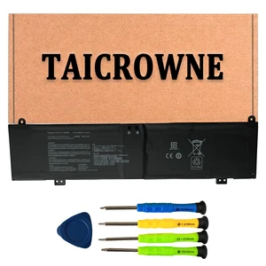 90Wh C41N2013 Laptop Battery Replacement for Asus Rog Strix G15 G513 G513R G513IR G513IM G513QM G513QR G513QY G17 RTX 3070 G713 G713R G713QR G713QM Series Notebook Black 15.4V 5845mAh 90Wh C41N2013 Laptop Battery Replacement for Asus Rog Strix G15 G513 G513R G513IR G513IM G513QM G513QR G513QY G17 RTX 3070 G713 G713R G713QR G713QM Series Notebook Black 15.4V 5845mAh