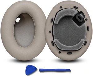 Protein Leather Replacement Ear Pads for Sony WH-1000XM4Gold Extra-Thick and Durable Cushion Soft Memory Foam for Long-Lasting Comfort Sensor Friendly Design and Easy to Replace Protein Leather Replacement Ear Pads for Sony WH-1000XM4Gold Extra-Thick and Durable Cushion Soft Memory Foam for Long-Lasting Comfort Sensor Friendly Design and Easy to Replace