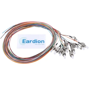 FC/UPC Fiber Optic Pigtail, 1.5 Meter 12 Strand FC-UPC SingleMode 9/125 Fiber Pigtail, Color Coded Fiber Optic Pigtail Strand-0.9mm for Networks Communication System FC/UPC Fiber Optic Pigtail, 1.5 Meter 12 Strand FC-UPC SingleMode 9/125 Fiber Pigtail, Color Coded Fiber Optic Pigtail Strand-0.9mm for Networks Communication System