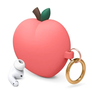 Peach Case for AirPods Pro 3D Cute Design Case Cover with Keychain, Supports Wireless Charging (Red) Peach Case for AirPods Pro 3D Cute Design Case Cover with Keychain, Supports Wireless Charging (Red)