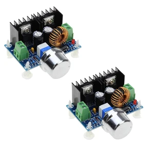 2pcs XL4016 DC-DC 4-40V to 1.25-36V Step Down Buck Converter Power Supply Module XL4016E1 PWM Adjustable Step Down Board 8A 200W 2pcs XL4016 DC-DC 4-40V to 1.25-36V Step Down Buck Converter Power Supply Module XL4016E1 PWM Adjustable Step Down Board 8A 200W