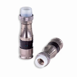 Indoor/Outdoor Coaxial F-Type Fittings Weather-Seal Connectors for RG-11 Coax Cables Pack of 25 Pcs Indoor/Outdoor Coaxial F-Type Fittings Weather-Seal Connectors for RG-11 Coax Cables Pack of 25 Pcs