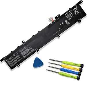 C42N1846-1 C42N1846 Laptop Battery Replacement for Asus ZenBook Pro Duo UX581GV UX581LV UX581GV-XB74T UX581GV-H2001T UX581GV-H2001R UX581LV-H2002R Series 0B200-03490000 15.4V 62Wh 4038mAh C42N1846-1 C42N1846 Laptop Battery Replacement for Asus ZenBook Pro Duo UX581GV UX581LV UX581GV-XB74T UX581GV-H2001T UX581GV-H2001R UX581LV-H2002R Series 0B200-03490000 15.4V 62Wh 4038mAh