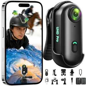 Body Camera 4K, Mini Vlogging Camera WiFi, Underwater Action Camera Bodycam Mini Action Camera, Waterproof, Motorcycle Camera, Hands-free Body Cam for Horse Riding Motorcycling Skiing Cycling Baseball Body Camera 4K, Mini Vlogging Camera WiFi, Underwater Action Camera Bodycam Mini Action Camera, Waterproof, Motorcycle Camera, Hands-free Body Cam for Horse Riding Motorcycling Skiing Cycling Baseball