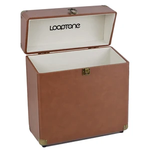 Vintage Vinyl Record Storage Case for 30 AlbumsPerfect for your Treasured 33, 45 and 78 RPM LP Record Carrier; Portable Vinyl Storage Box for Travel and Home Record Storage Vintage Vinyl Record Storage Case for 30 AlbumsPerfect for your Treasured 33, 45 and 78 RPM LP Record Carrier; Portable Vinyl Storage Box for Travel and Home Record Storage