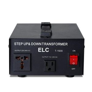 T Series 1500+ Watt Voltage Converter Transformer - Step Up/Down - 110v to 220v / 220v to 110v Power Converter - Circuit Breaker Protection, CE Certified T Series 1500+ Watt Voltage Converter Transformer - Step Up/Down - 110v to 220v / 220v to 110v Power Converter - Circuit Breaker Protection, CE Certified