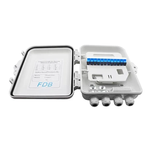 12 Core FTTH Fiber Distribution Box - 12 Port Fiber Distribution Box, Suitable for Indoor or Outdoor Use 12 Core FTTH Fiber Distribution Box - 12 Port Fiber Distribution Box, Suitable for Indoor or Outdoor Use